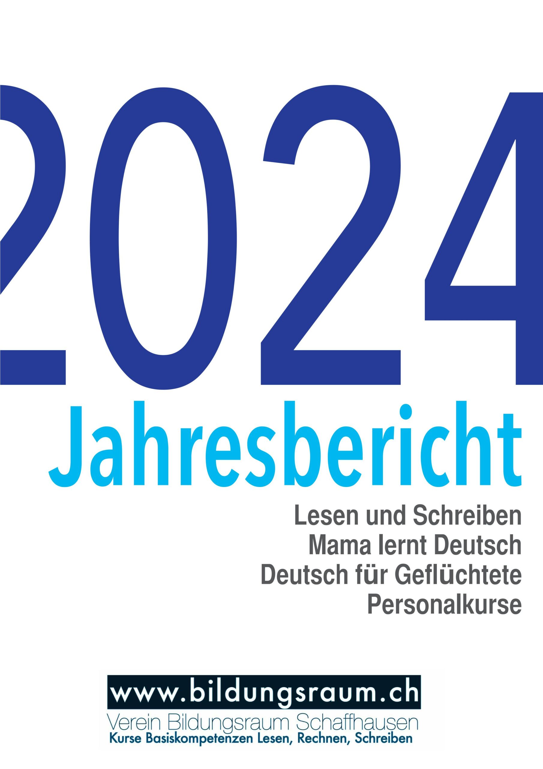 Jahresbericht Bildungsraum 2024